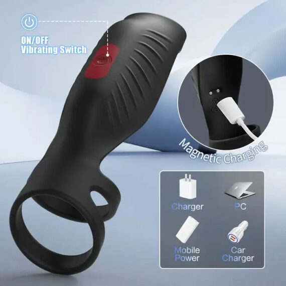 Buyging25E2258425A2-Pleasure-Fusion-Pro-9-Vibration-Modes-EfficientFlexible-Cock-Ring-1